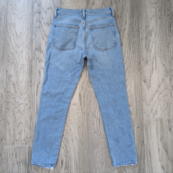 Agolde Willow Light Wash Tapered Midrise Jeans - Picture 3 of 9